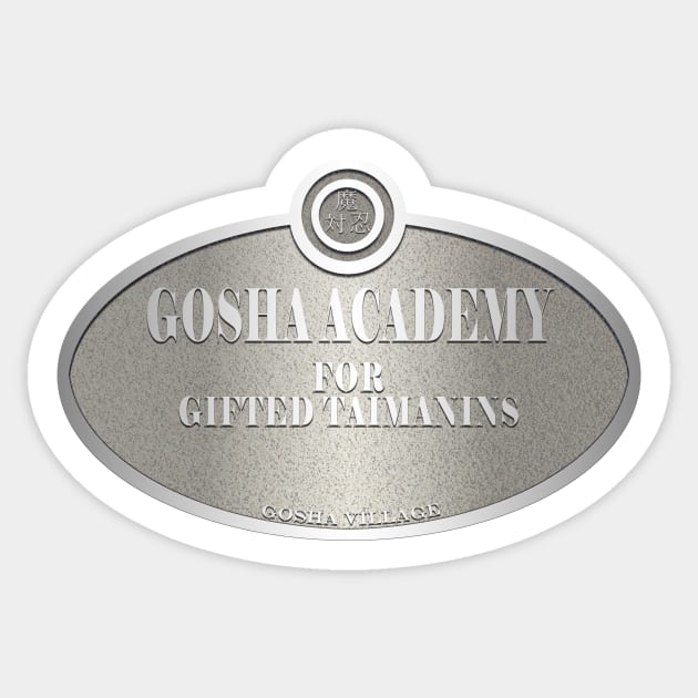 Gosha Academy for Gifted Taimanins Sticker by Muramasa